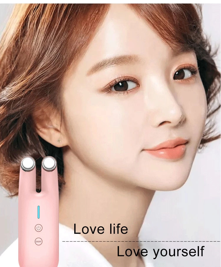 Skin Tightening Rejuvenator Ultrasonic EMS RF Face Massager