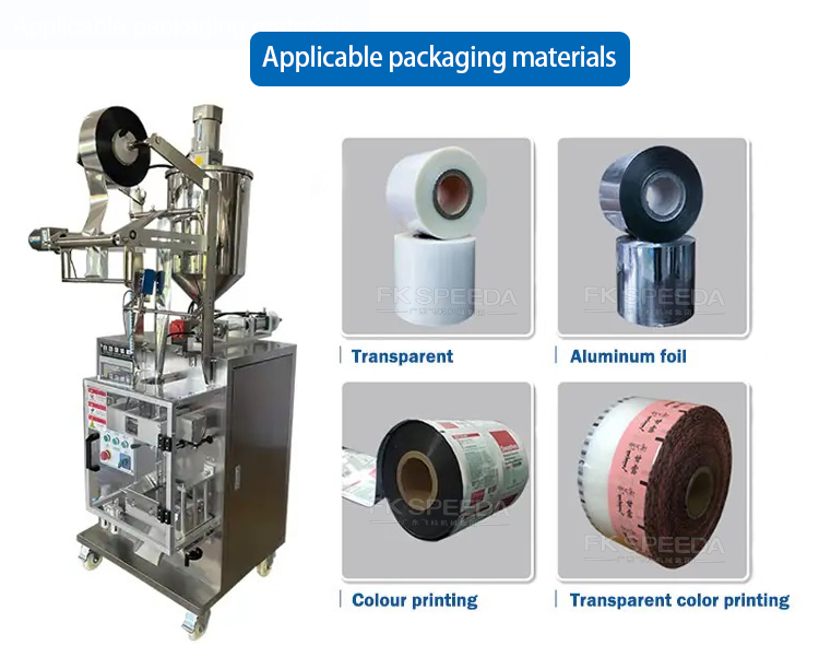 Multi-Function Powder Packing Machine for Honey Chili Paste Sauce Tomato Sauce Sachet