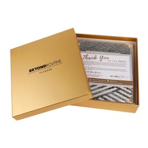 Wholesale A5 Hardback Spiral Paper Notebook 120GSM Gold Foil Stamping Gift Box Package from china suppliers