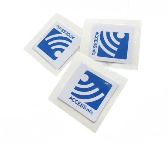 215 213 Custom Printed NFC Sticker Coated Paper Tags 1cm-10cm Reading Distance