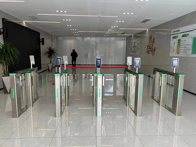 SUS304 1.2mm Stainless Steel Turnstile Brushless Anti Collision Speed Gate