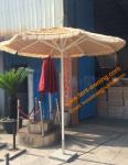 Outdoor Sunshade Aluminum Pole Grass Parasol Hawaii Umbrella Waterproof Straw