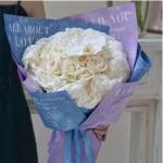 Mutiple Color Retro Printed Oil Painting Paper Art Flower Bouquet Wrapping Paper