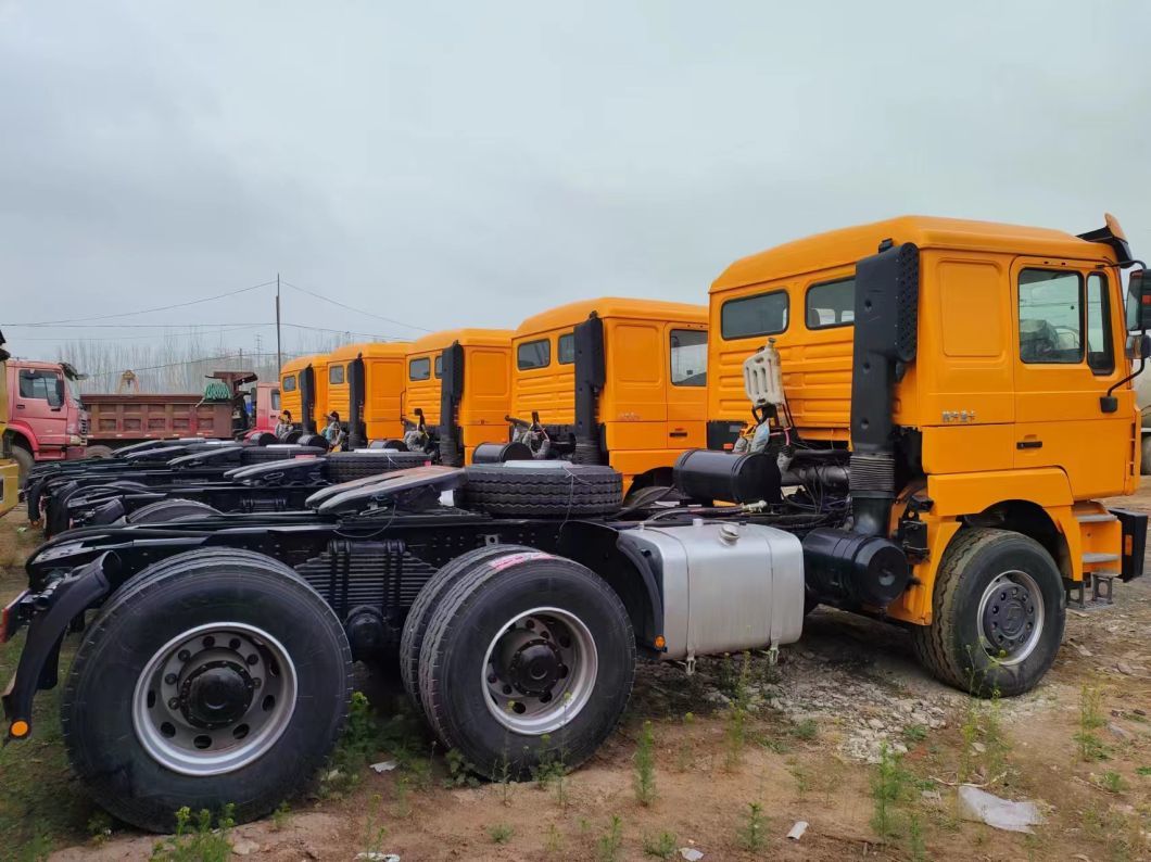 Shacman Made in China Used Tractor Truck F3000 6X4 Heavy Head Tractor Truck Orange
