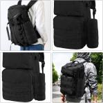 Sports Water Bottles Pouch Bag, Tactical Drawstring Molle Water Bottle Holder