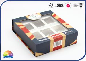 Wholesale Visible Plastic Film Flip Lid Paper Printed Box Package With Insert from china suppliers
