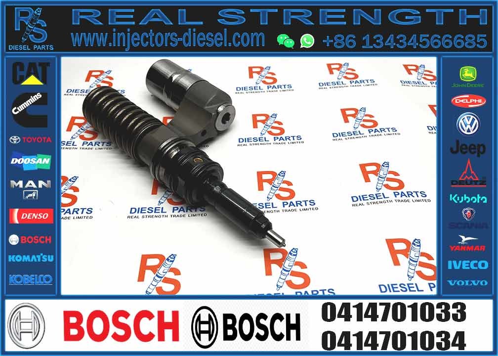 Common Rail Diesel Fuel Injector 0414701033 Common Rail Injector 0414701034 Auto Parts Injector 16650-00Z11