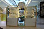 Shopping Mall / Store Makeup Display Stands Large Cosmetic Display Shelving Unit