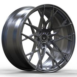 Wholesale 8.5Jx21 ET25 And 10Jx21 ET41 Dark Brushed Custom Tuning Forged Rims For BMW ALPINA B7 G12 from china suppliers