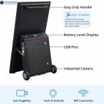 43 Inch 1080P Outdoor Battery Powered Digital Signage Poster 2000 Nits PCAP
