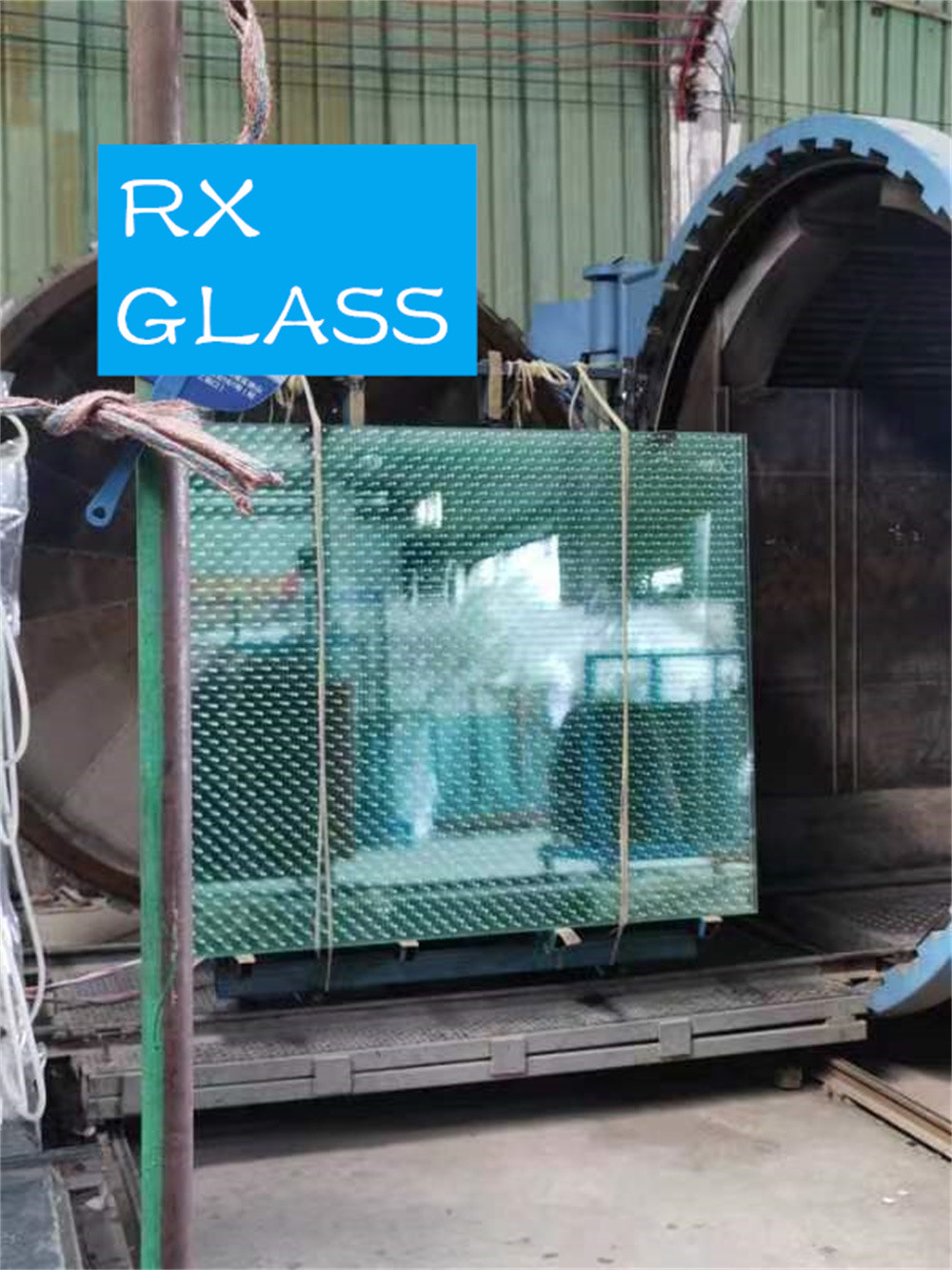 Solid Laminated Tempered Glass Strong Ultra Clear Printing Laminated Safety Glass For Office Building