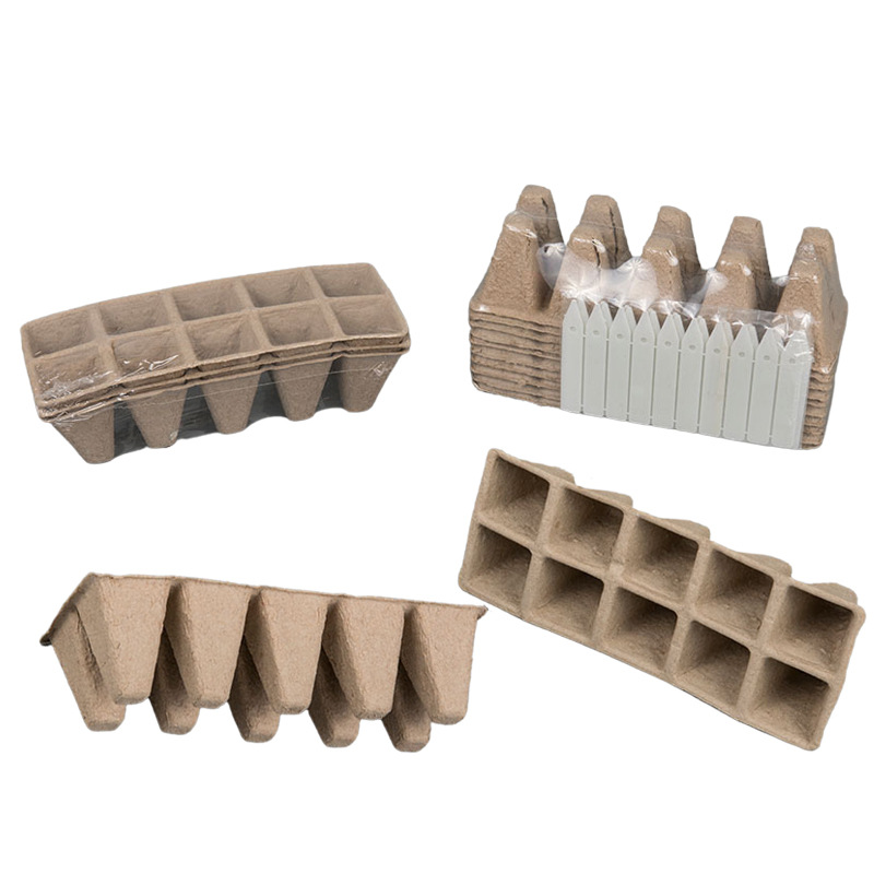 Biodegradable Blank Egg Cartons Bulk Pulp Lining Unbleached OEM