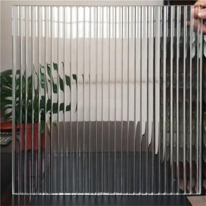 Wholesale 1830*2440/1830*3660 Ribbed Pattern Glass for Apartment Building Construction from china suppliers