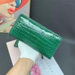 Authentic Genuine Crocodile Skin Women Long Card Pure Lady Colorful Glossy
