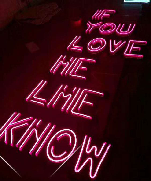 Hot Selling Passion Party Wall-mounted Led Neon Love Decor Custom Neon Sign