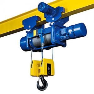 Wholesale HS CODE 84251100 5 Ton Electric Wire Rope Hoist For Single Girder Overhead Crane from china suppliers
