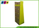 Yellow Printing Four Shelves Corrugated Paperboard Floor Display Rack for Kids