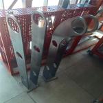 Middle East popular glass balcony railing stainless steel posts