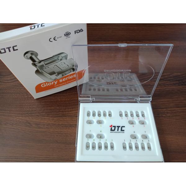 Manual Power Source 's Self Ligating Sandblasted MBT Brackets for Orthodontic Solution