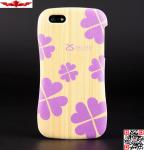 New Fashion Design 3D Printing Flowers Aluminum Bumper Cover Case For Iphone 5