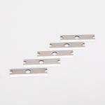 EN71 23X6mm Notch Pencil Sharpener Blades Mn Steel