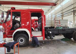 Wholesale Carbon Steel 7600L Water 400L Foam Fire Truck 1.0Mpa from china suppliers
