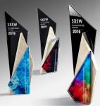 Multi Color Crystal Resin Trophy Clear And Wear Resistant