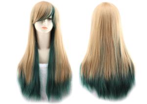Wholesale Adult Size Bright Colored Human Hair Wigs Comb Easily Comfortable To Wear from china suppliers