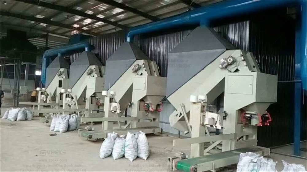 Intelligent Charcoal Packing Machine PLC Control Coal Bagging Machine Weighing 2-25KG