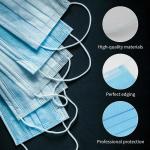 Safety Earloop Face Masks 3 Ply Nonwoven Antiviral Respirator Face Disposable