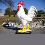 Garden Custom Fiberglass Products Outdoor Life Size Animal Sculptures