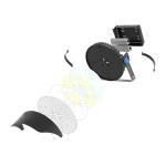 Round LED Sports Lights 1800W Ra70 Ra80 Sports Field Lighting For Sports Venues
