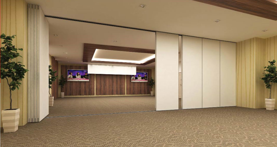Modern 85 Mm Operable Partition Walls / Movable Sound Insulation Wall