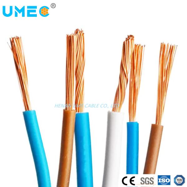 Insulated NYAF Copper Cable for Building 2.5mm2 4mm2 6mm2 10mm2 PVC Black Yellow