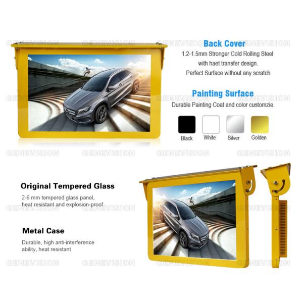 19 inch Roof Mount Bus Digital Signage Android WIFI 4G GPS LCD Bus Advertising Screen
