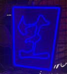 Kanji neon sign neon signs for office blue neon sign neon text sign