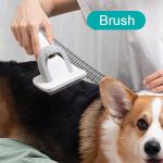White Pet Hair Cleaner Vacuum Hair Shaver Brush Adjustable Suction Level