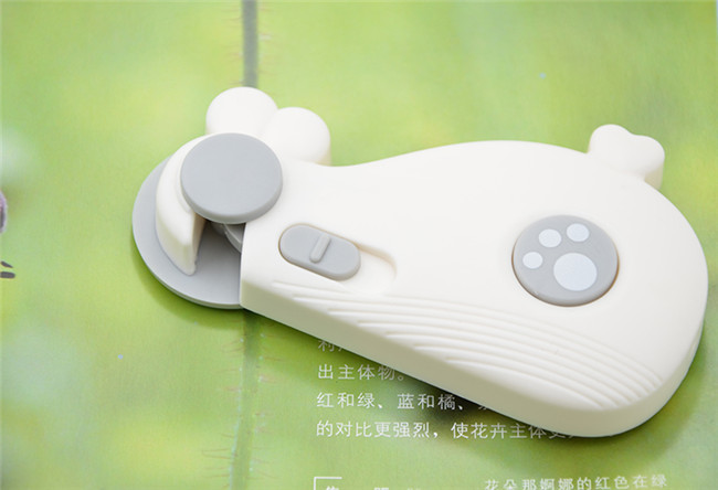 Cupboard Child Safety Lever Door Locks Whale - Shaped Style Cabinet Latch