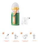 Formula Breast Milk Bottle Warmer Travel USB 42°C Temperature