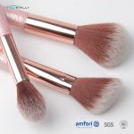 Eco Friendly Plastic Handle Synthetic Hair Makeup Brush For Cosmetic