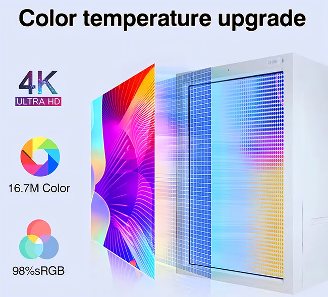 Touch Sensitive Transparent LCD Display Clear LCD Display For Museums