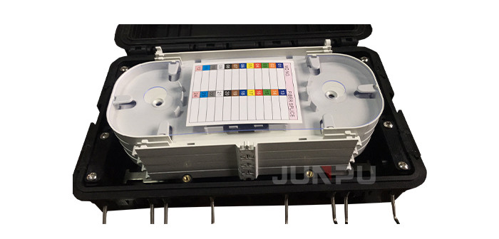 96 Core Weatherproof Fiber Optic Splice Closure Junction Box With 4 Trays