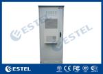 Temperature Control Outdoor Power Enclosure Weatherproof Data Cabinet