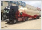 28000kgs Dry Bulk Trailer Pressure Resistant , Cement Tanker Trailer Superior