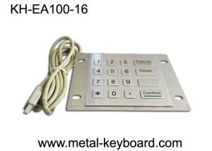 Wholesale 16 Keys Industrial Metal Keyboard with Rugged Stainless Steel Material from china suppliers