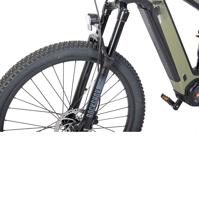 30-50Km/h Max Speed Electric Carbon Fiber Full Suspension MID Mountain Bike with 1 1 PAS