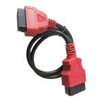Red Connector Obd2 Adapter Cable Length 30cm 16 Pin Male To 2 Female