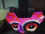 Fashion DJ Desk 3D Indoor Fixed LED Display Creative Pitch 6.15mm