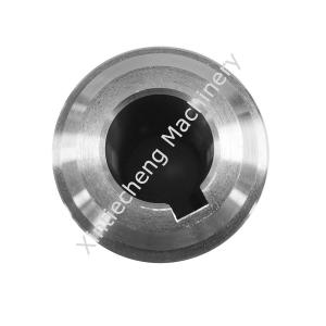 Wholesale Bright Silver Customized 45 Steel Disc Adapter Pay Off Machine Parts from china suppliers