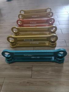 Wholesale Yellow Excavator Track Link 3-Piece Forged Heat Treated Smooth from china suppliers